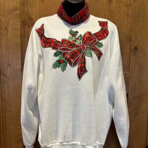 Jerzees Hand-Painted Sweatshirt w/Holiday Motif (NEW)